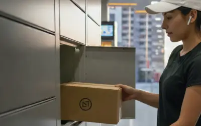 Casillero residencial como parte de un sistema de gestión