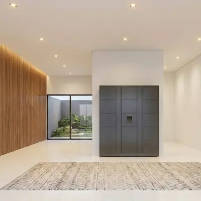 Casilleros para paquetes en conjunto residencial